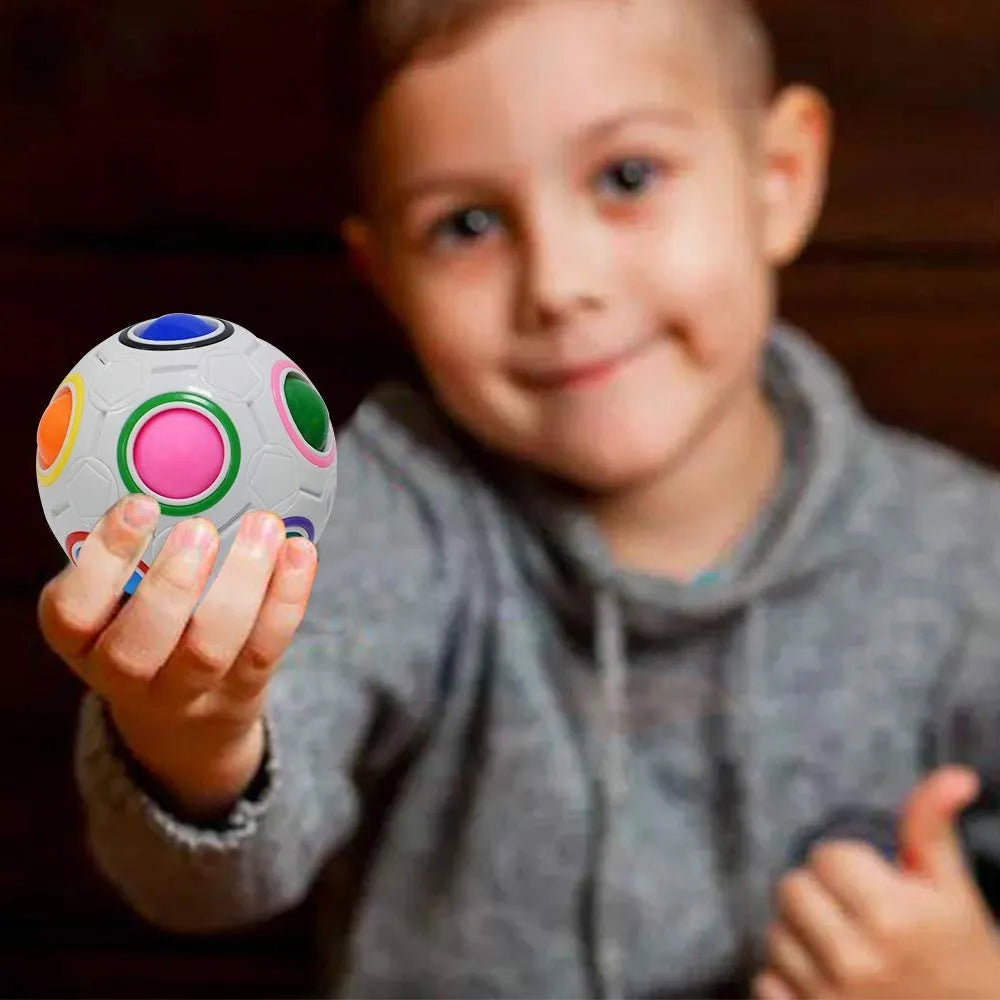 Mingea puzzle „Puzzle Magic Rainbow Ball”