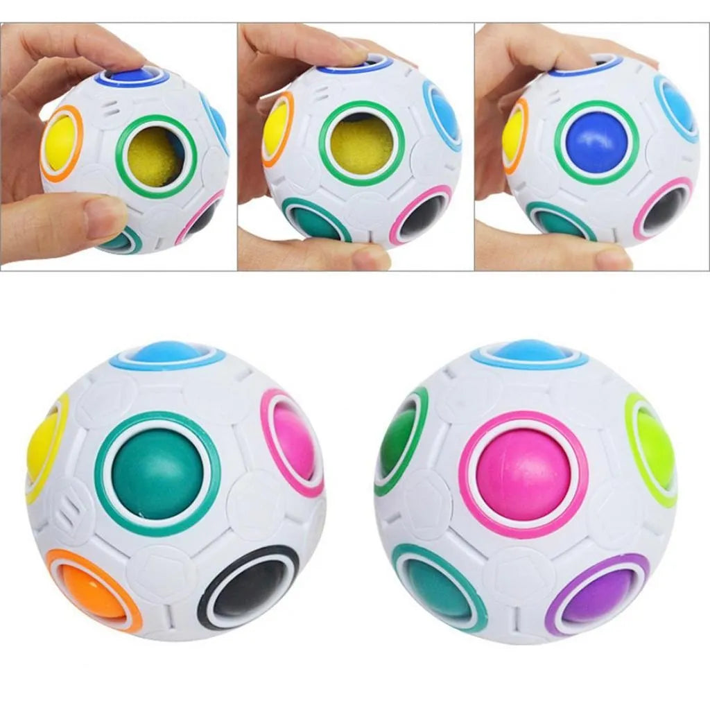 Mingea puzzle „Puzzle Magic Rainbow Ball”