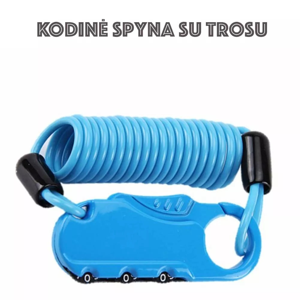 Lacăt cu cod și cablu
