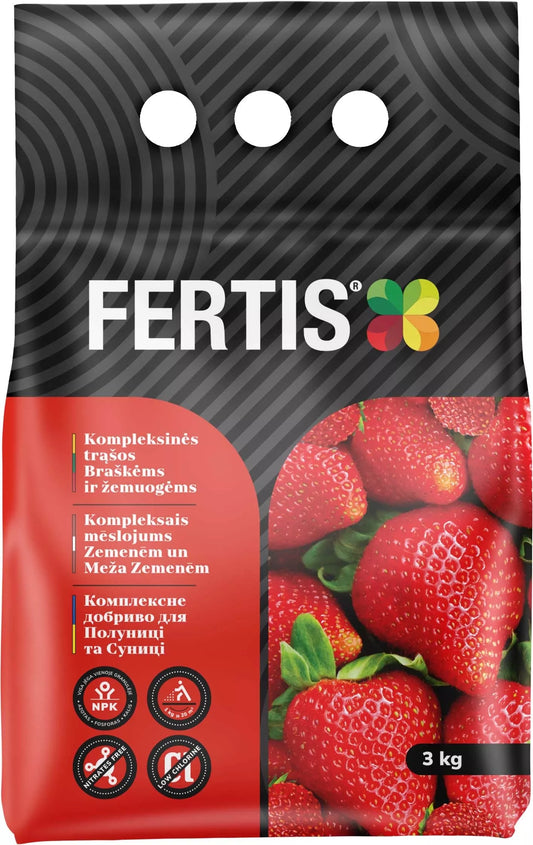 Îngrășăminte complexe pentru căpșuni și frag FERTIS, 3kg