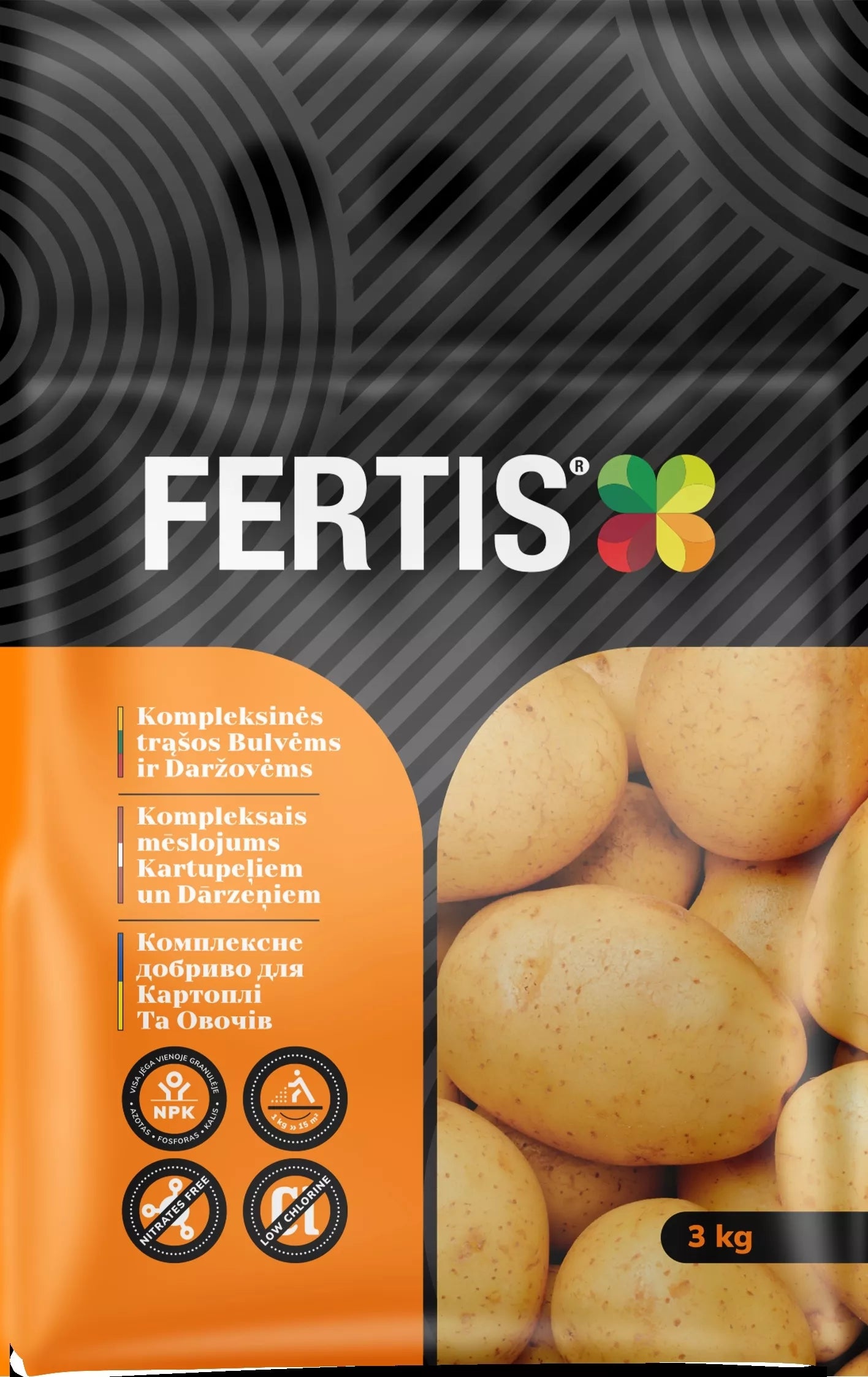 Îngrășăminte complexe pentru cartofi și legume FERTIS, 3kg