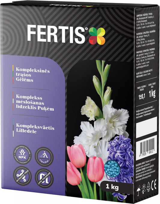 Îngrășăminte complexe pentru flori FERTIS, 1kg