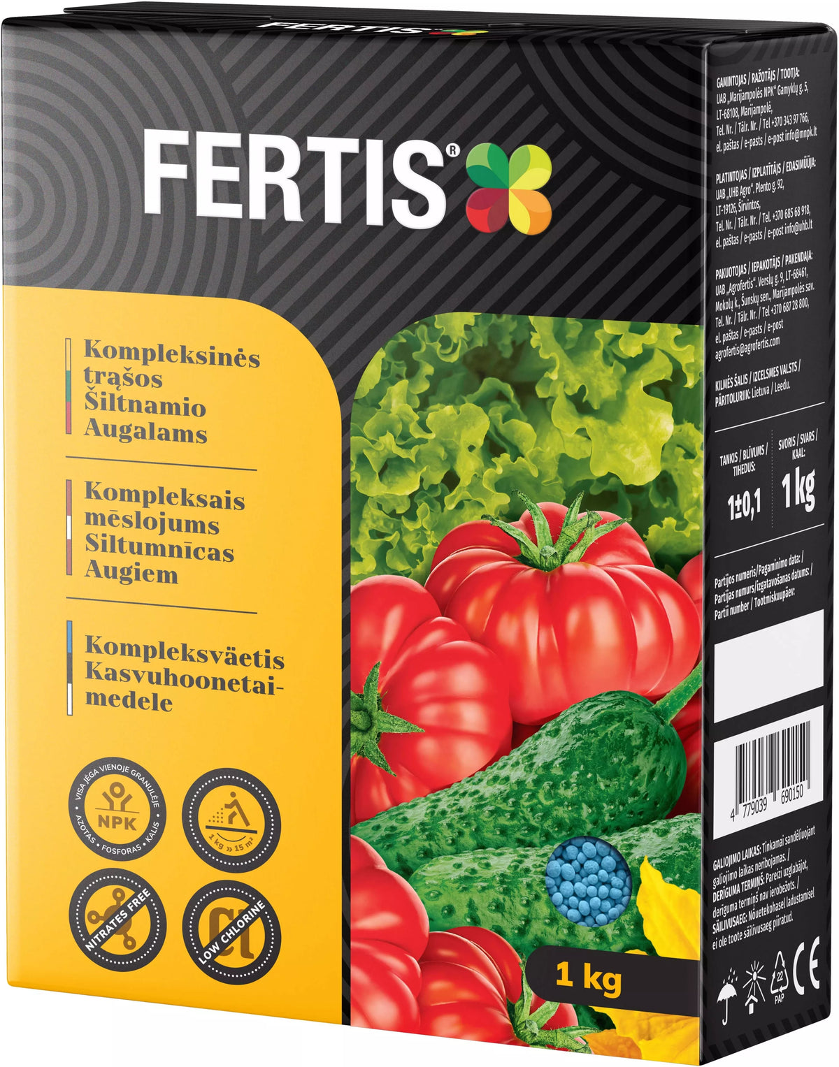 Îngrășăminte complexe pentru plante de seră FERTIS, 1kg