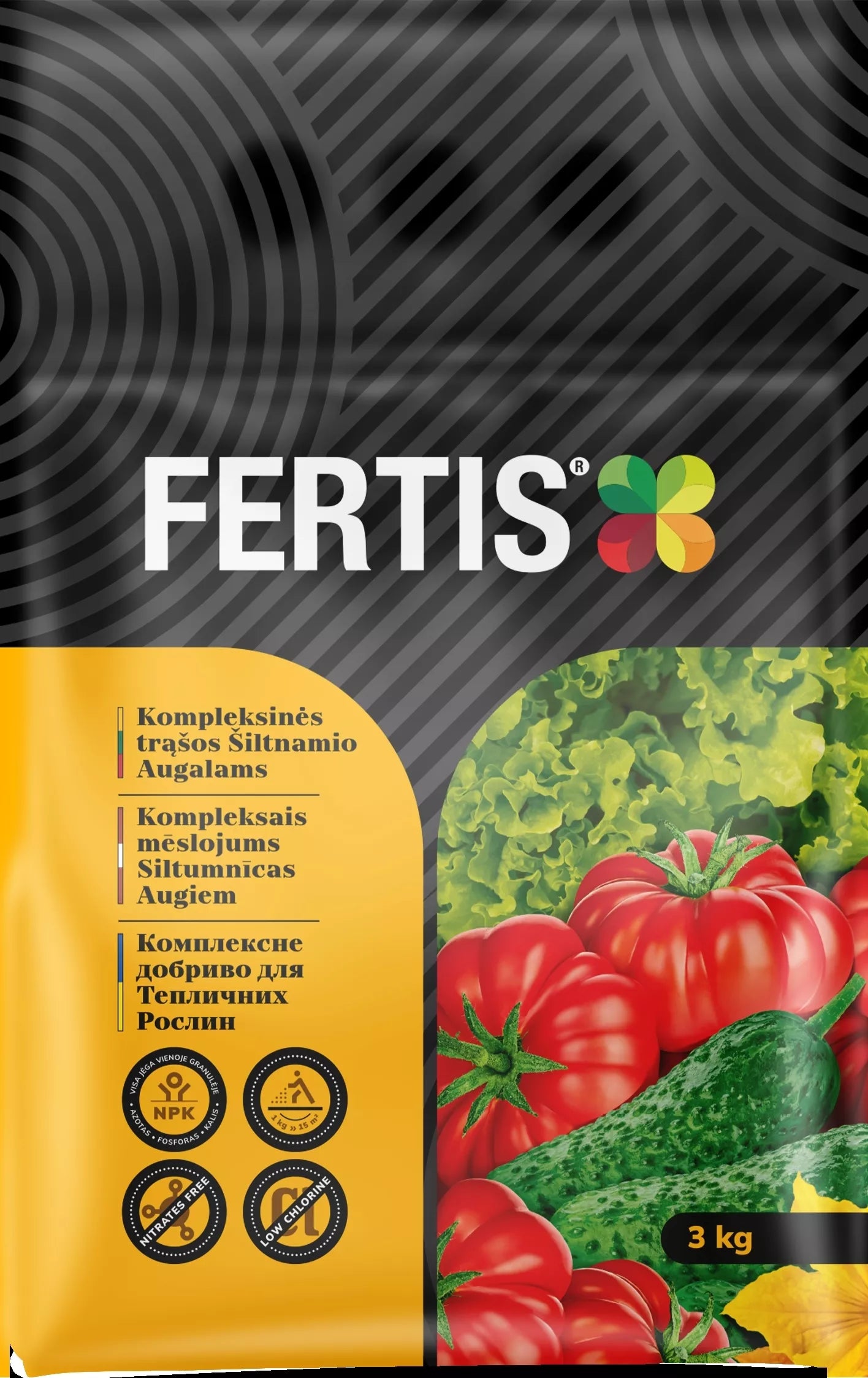 Îngrășământ complex pentru plante de seră FERTIS, 3kg