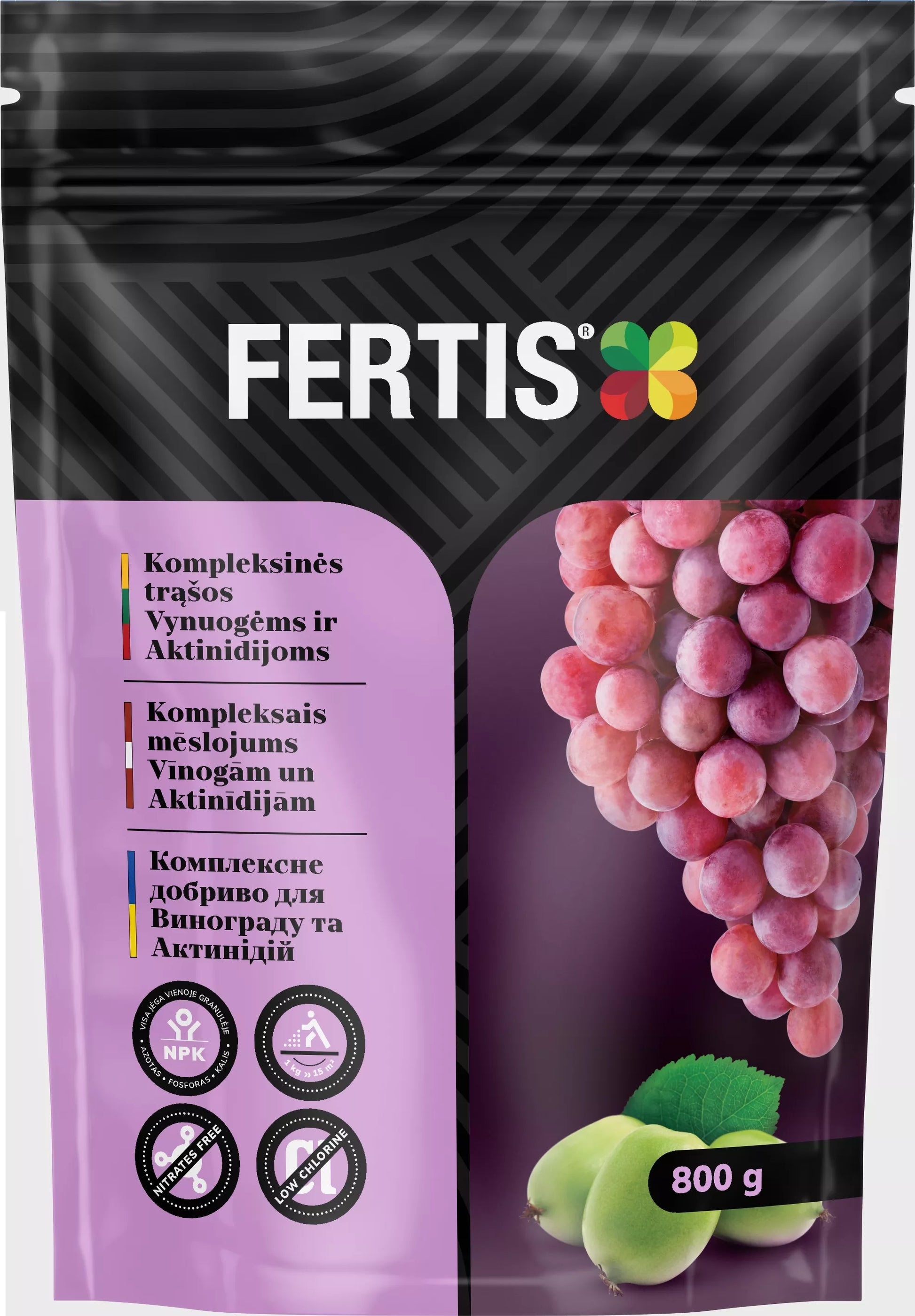 Îngrășăminte complexe pentru viță de vie și actinidii FERTIS, 800g