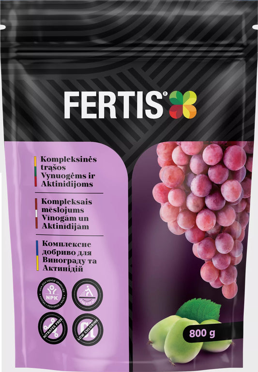 Îngrășăminte complexe pentru viță de vie și actinidii FERTIS, 800g