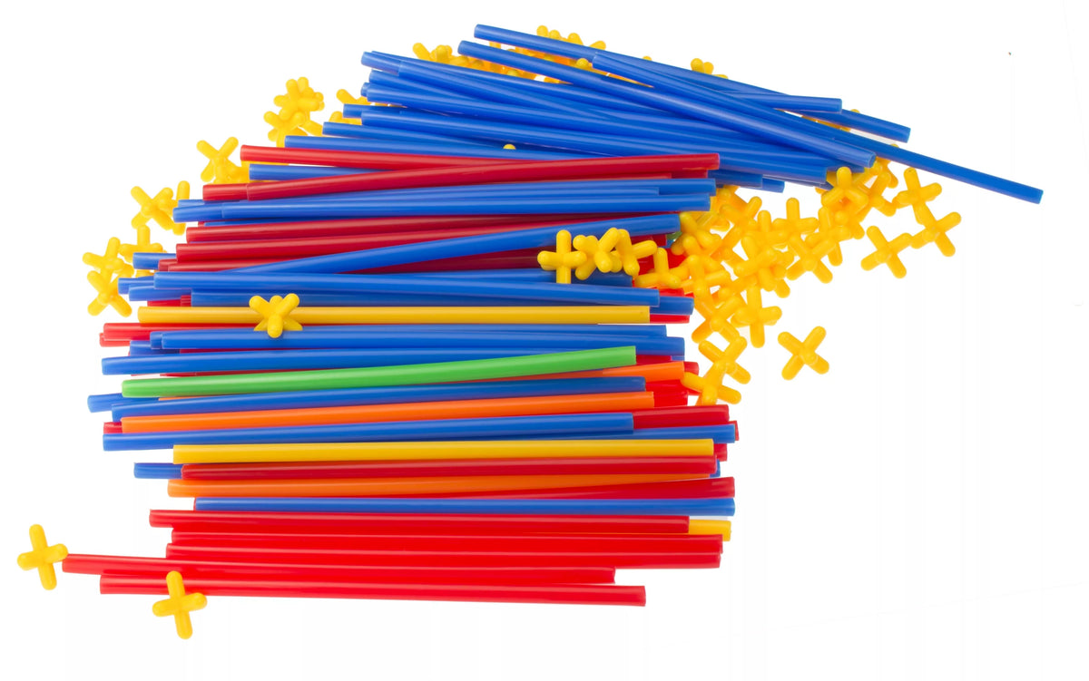 Constructor „Paie de băut conectabile”, 210 buc