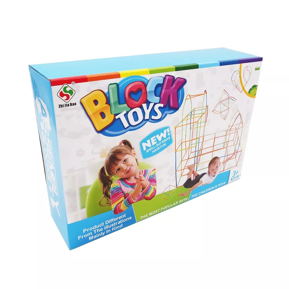 Constructor „Paie de băut conectabile”, 210 buc