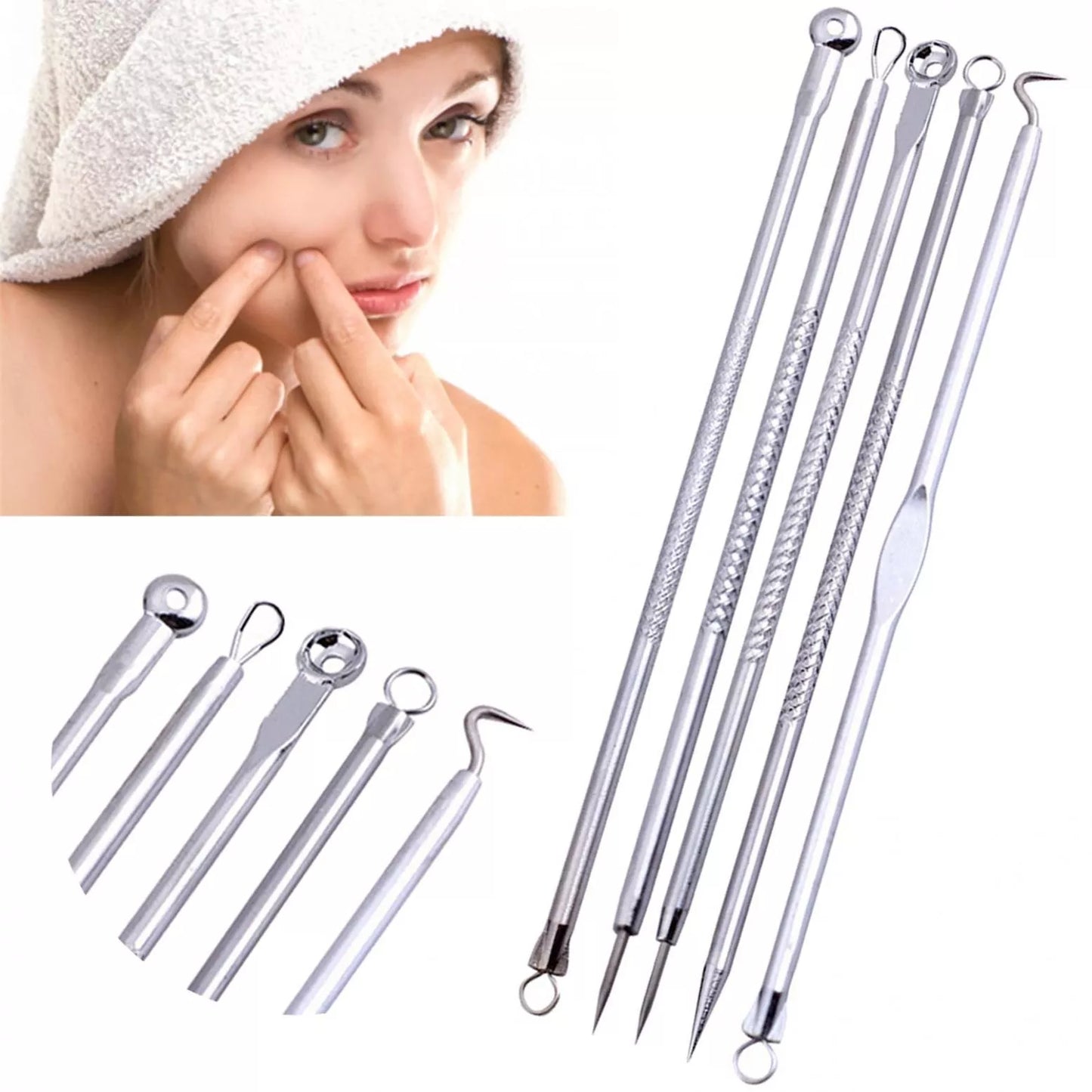 Set de bucle cosmetice, 5 buc.