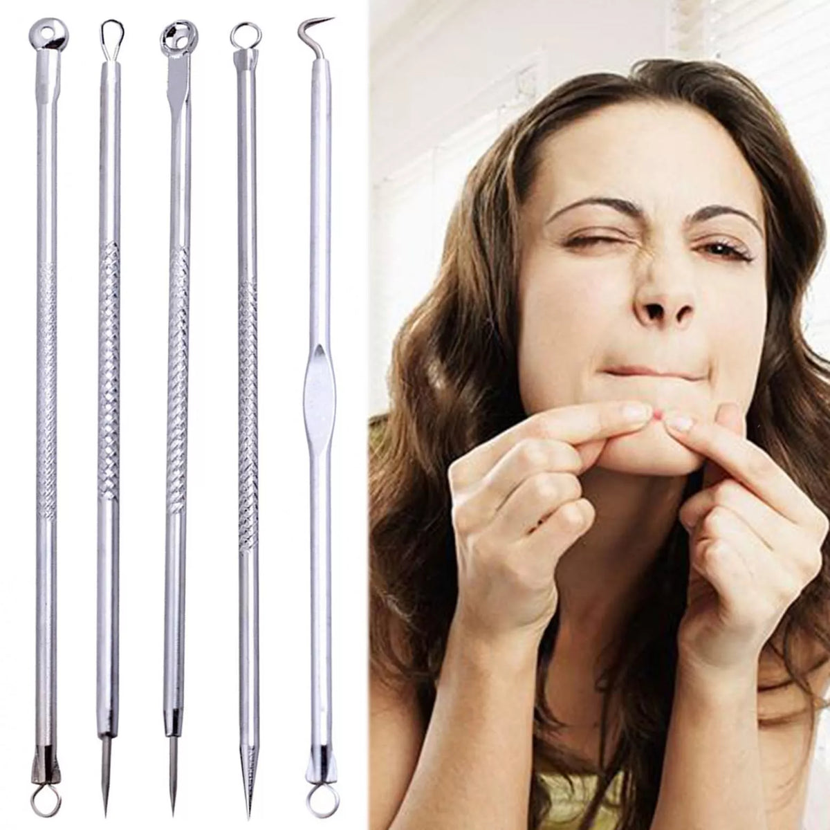 Set de bucle cosmetice, 5 buc.