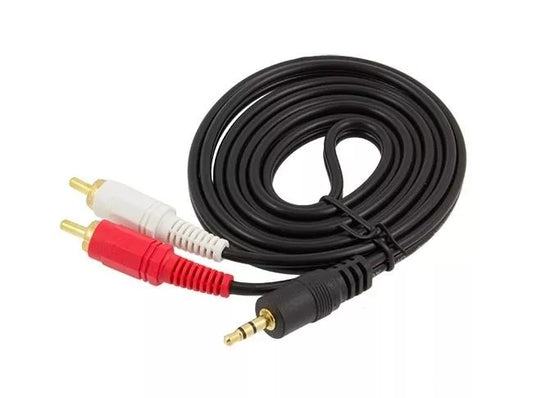 Laidas 3,5mm - 2xRCA CINCH 1,5M