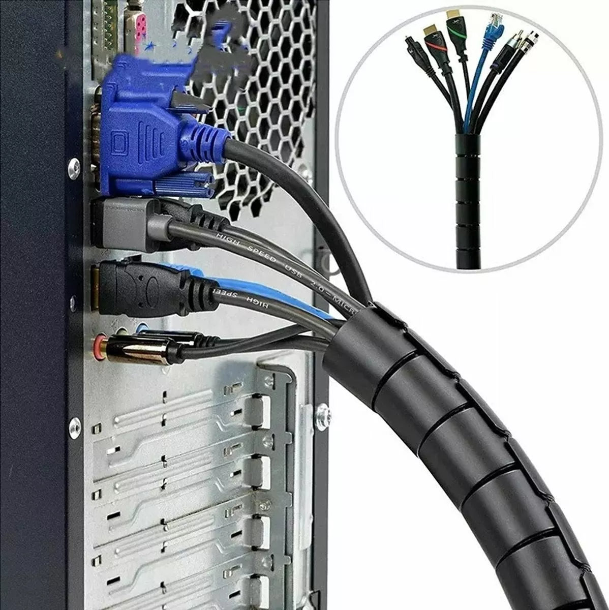 Protecție flexibilă pentru cabluri