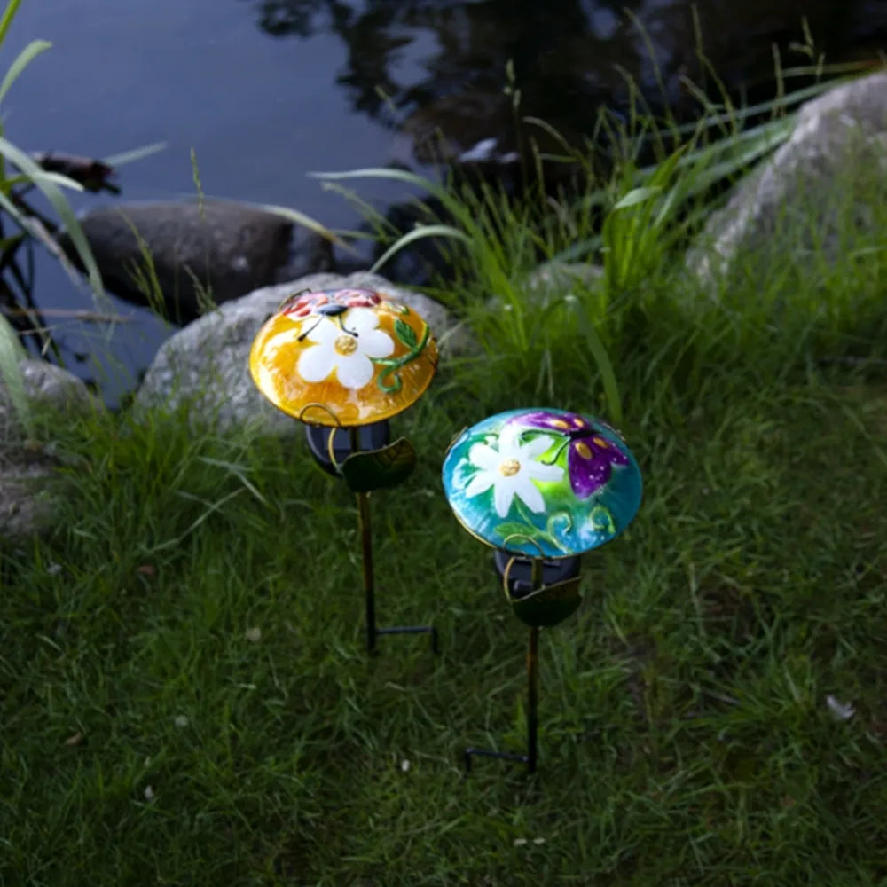 Lampă LED de exterior „Salona” cu panou solar (44 cm)