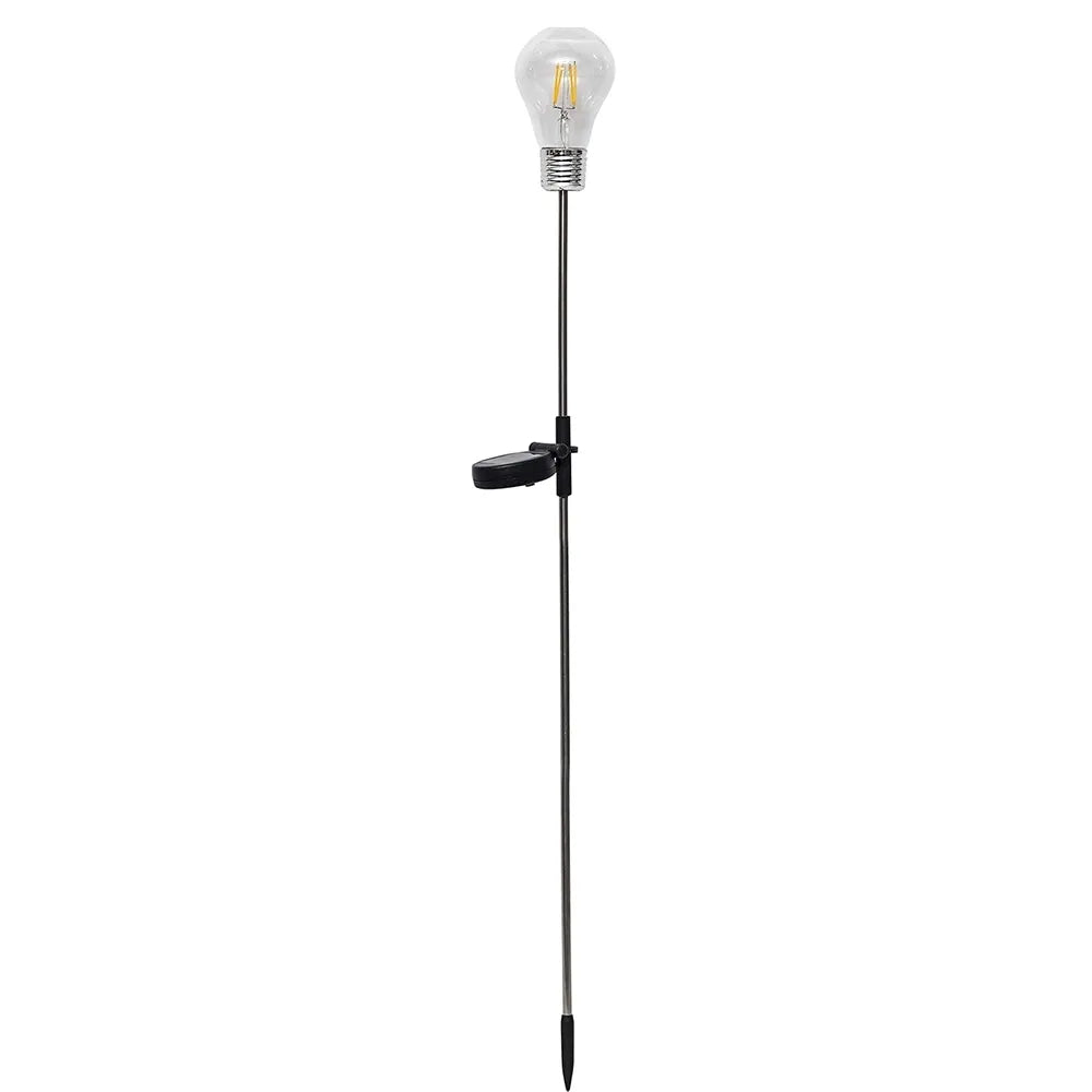 Bec LED de exterior „Edison” cu panou solar (80 cm, stil vintage)