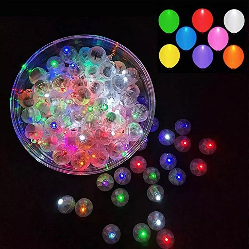Becuri LED pentru baloane - MIX colorate