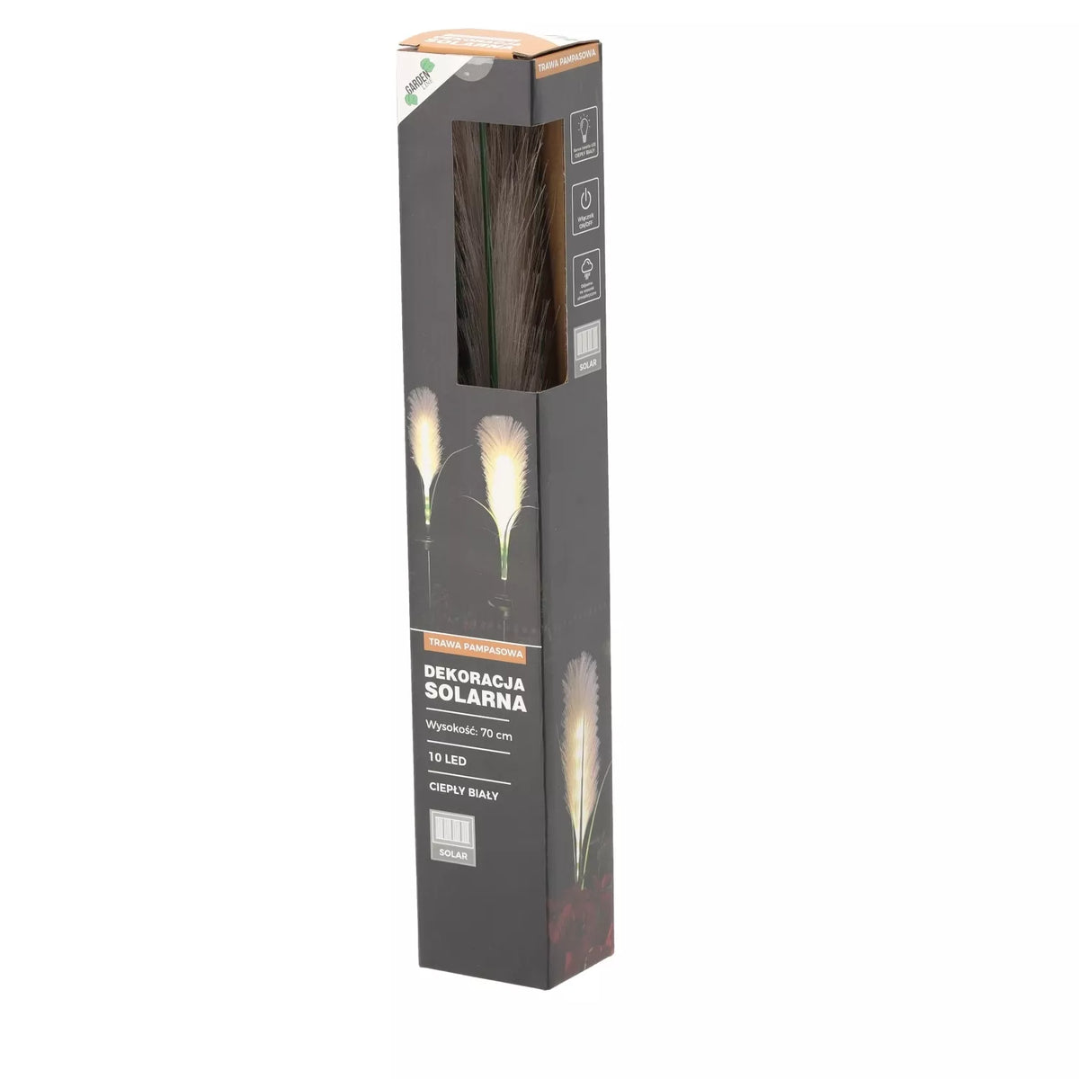 Decorațiune LED „Iarbă Pampas”, 70 cm
