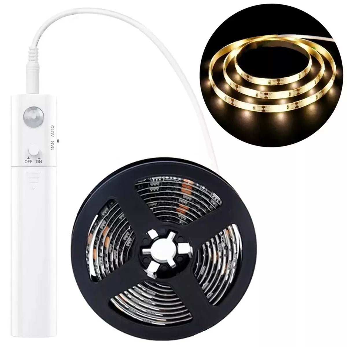 Banda LED cu senzor de mișcare, 1M