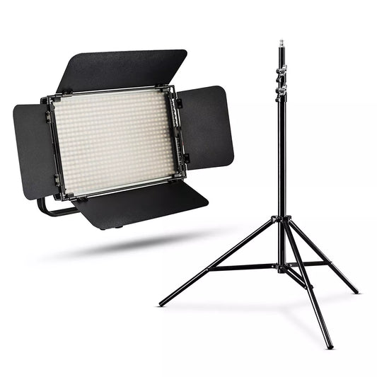 LED panelinė lempa su trikoju 600 pro KIT