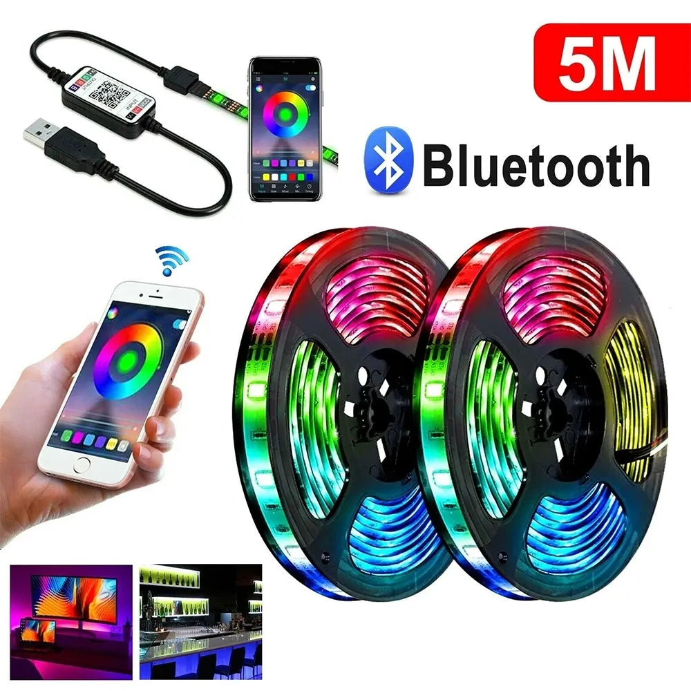 Banda LED RGB USB, 5 metri