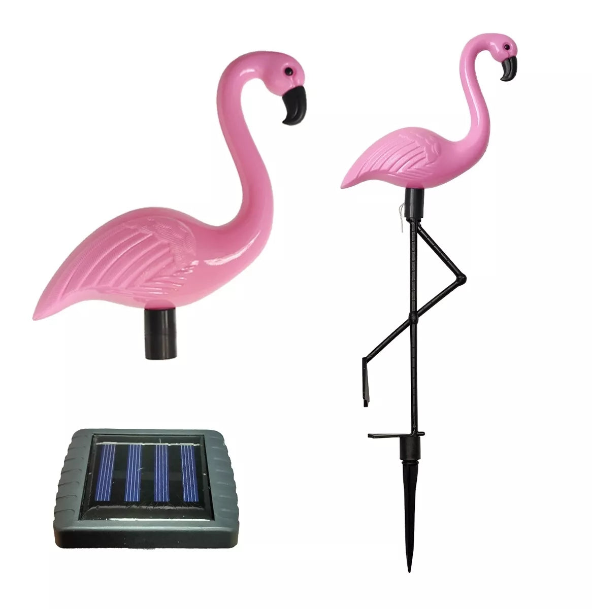 Lămpi solare de grădină LED – flamingo