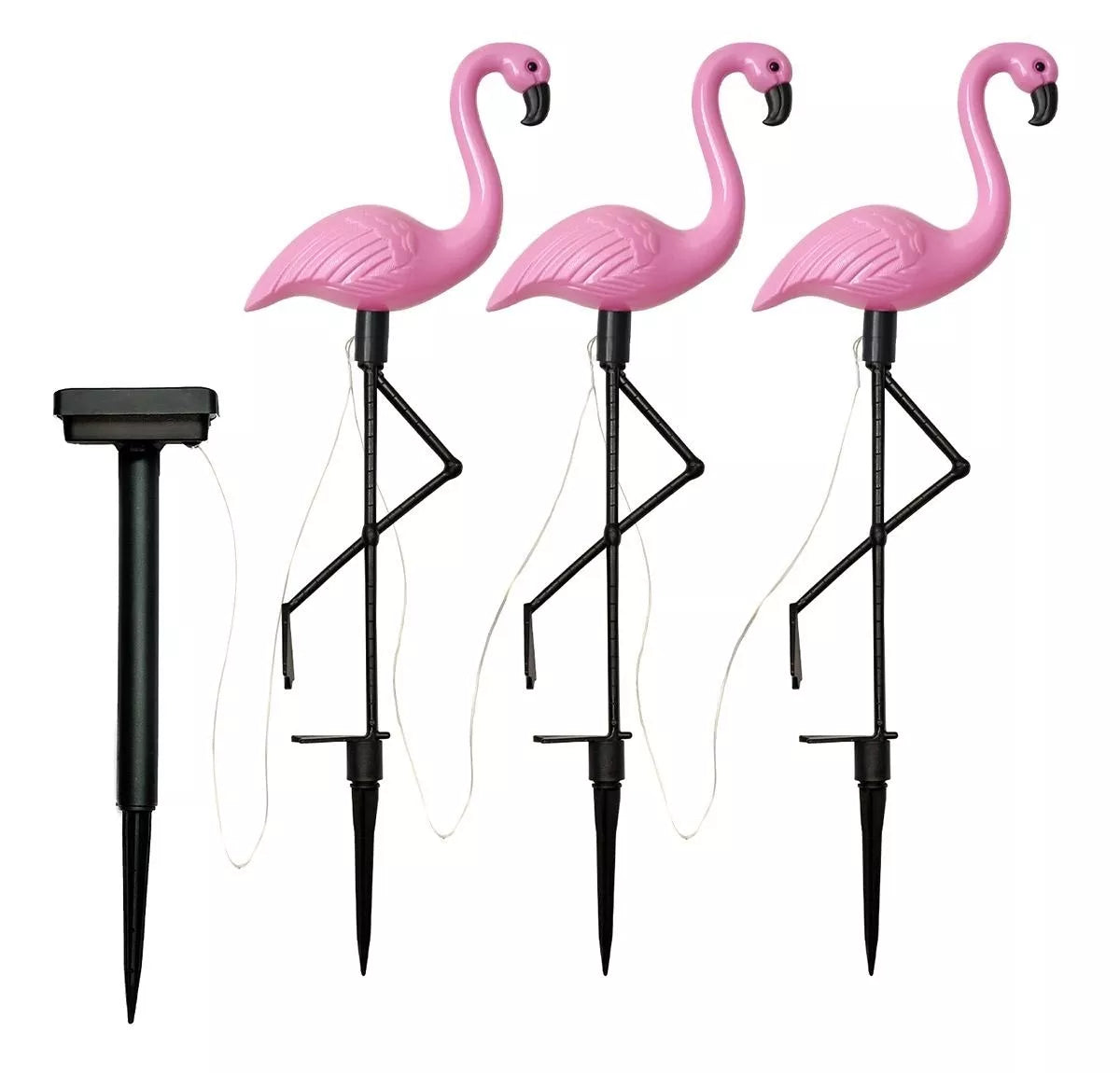 Lămpi solare de grădină LED – flamingo