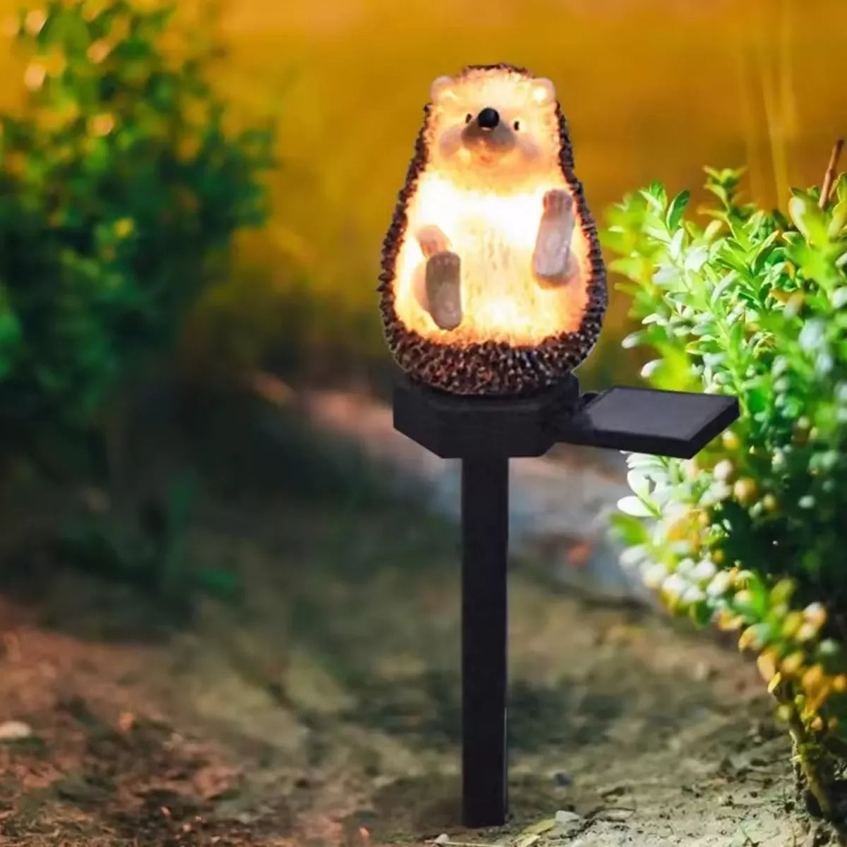 Lampă de grădină LED în formă de arici