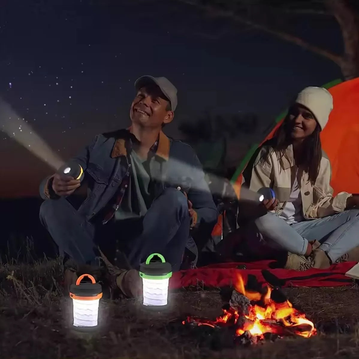 LED Lampă turistică pliabilă