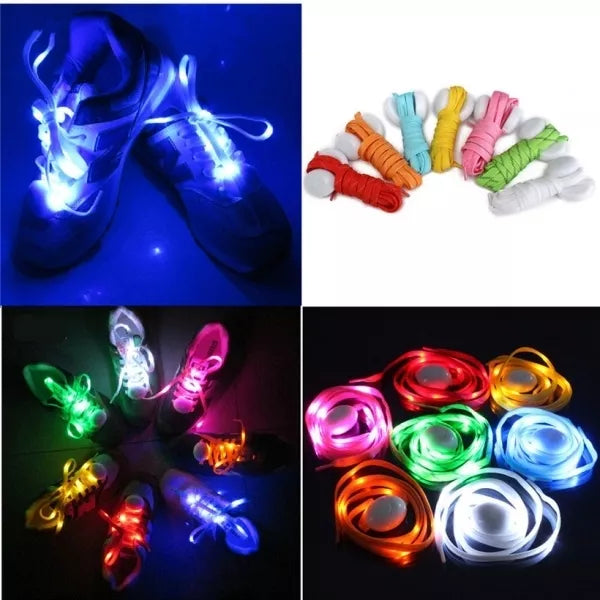 Șireturi pentru pantofi cu LED-uri - Roșu