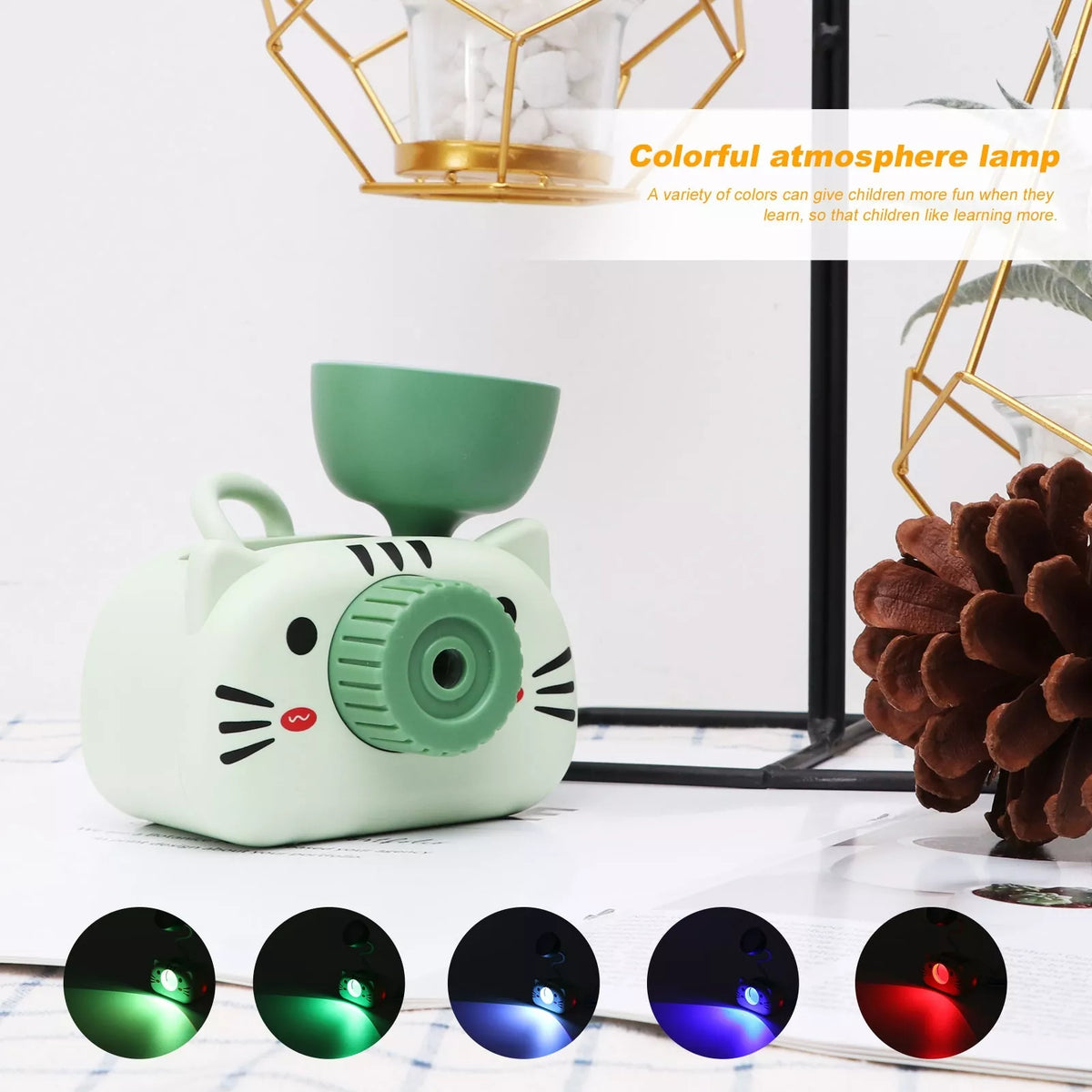 Lustră LED cu clips - Albastru