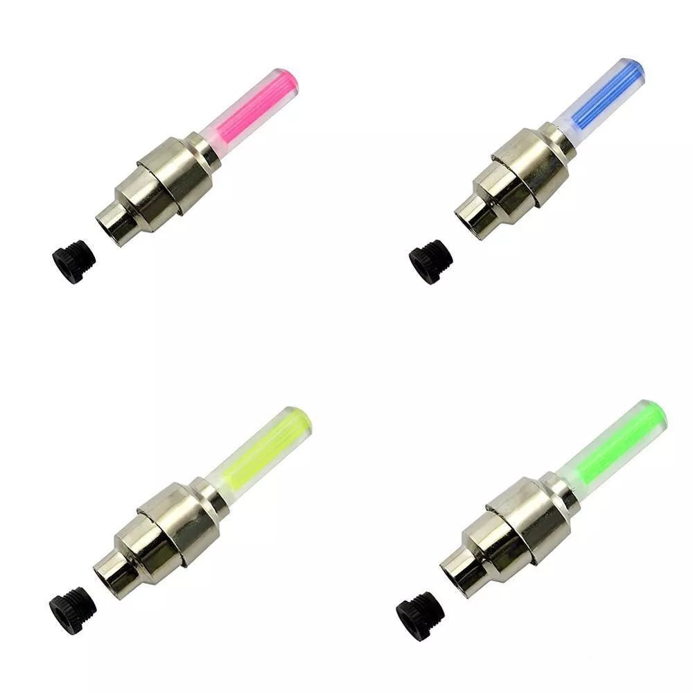 Capete de ventil LED, 2 buc. - Albastru