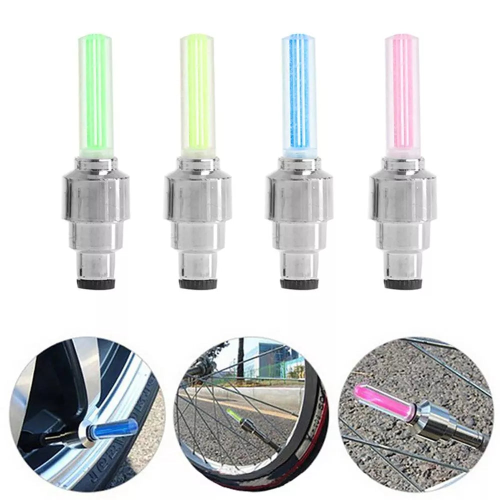 Capete de ventil LED, 2 buc. - verde