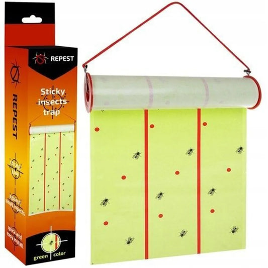 Capcană adezivă pentru insecte (rolă) 25 cm x 4 m