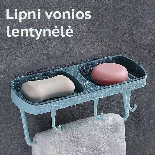 Etajeră de baie autoadezivă