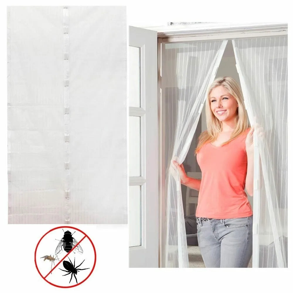 Plasă magnetică pentru uși împotriva insectelor