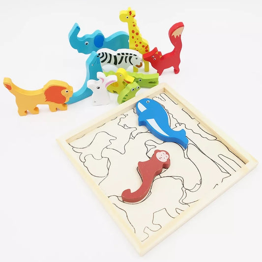 Puzzle din lemn - puzzle