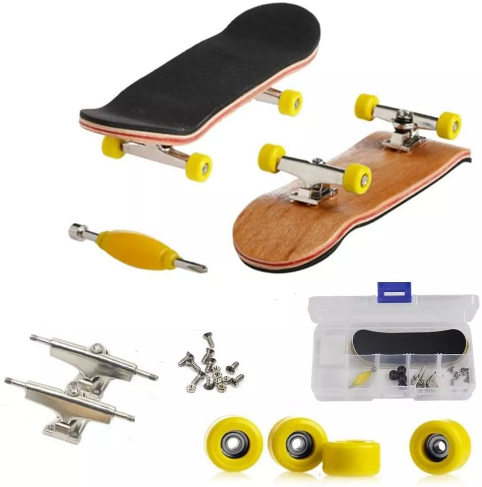 Skateboard „Finger Board” din lemn