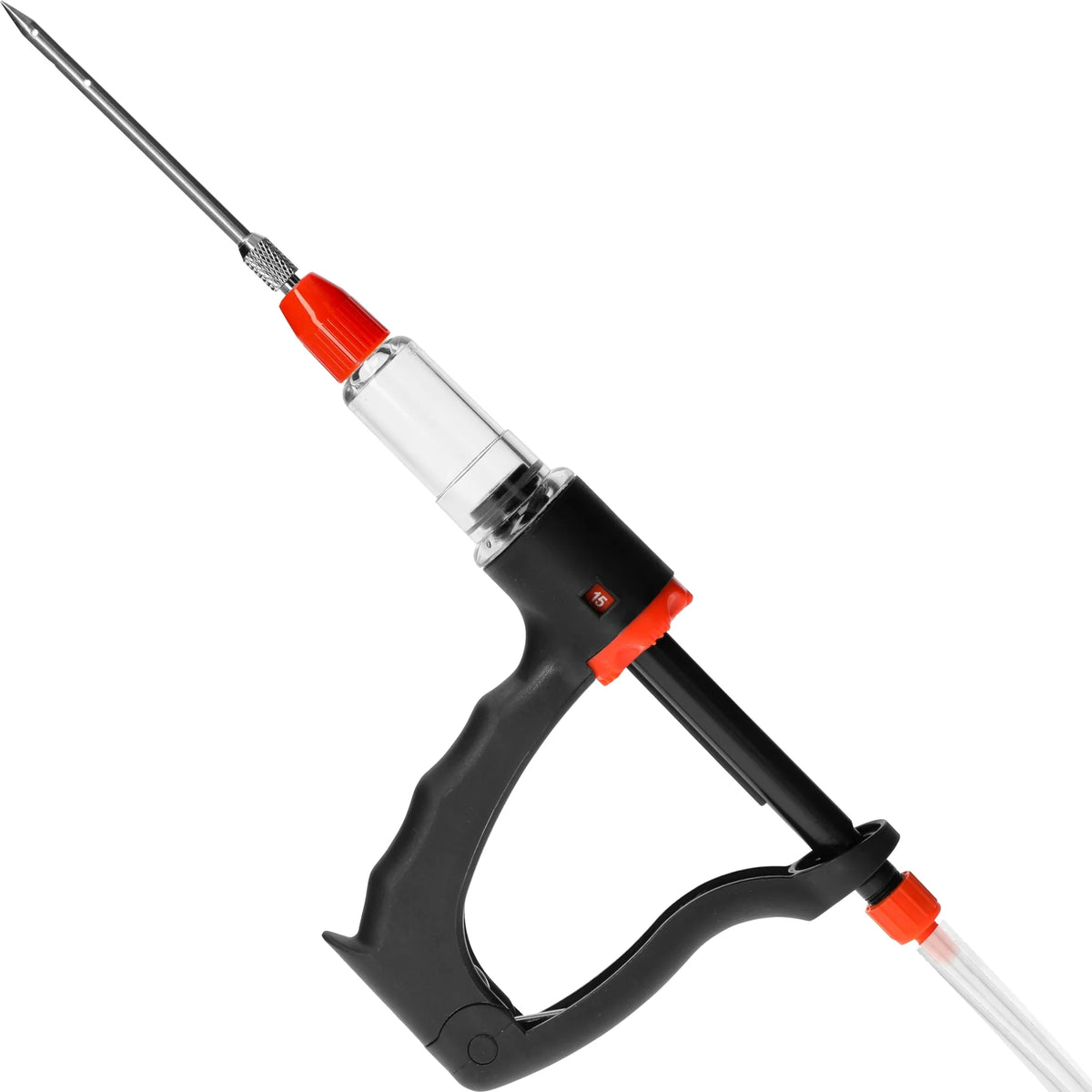 Injector de carne cu set de ace și carcasă