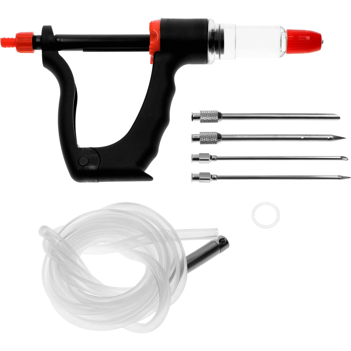 Injector de carne cu set de ace și carcasă