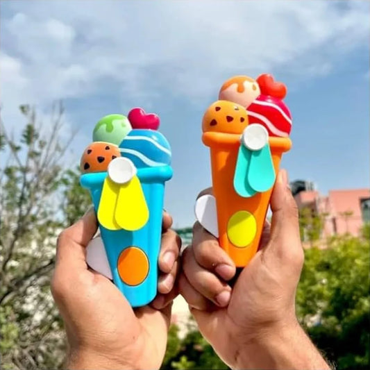 Mini rankinis ventiliatorius vaikams „Ledai“