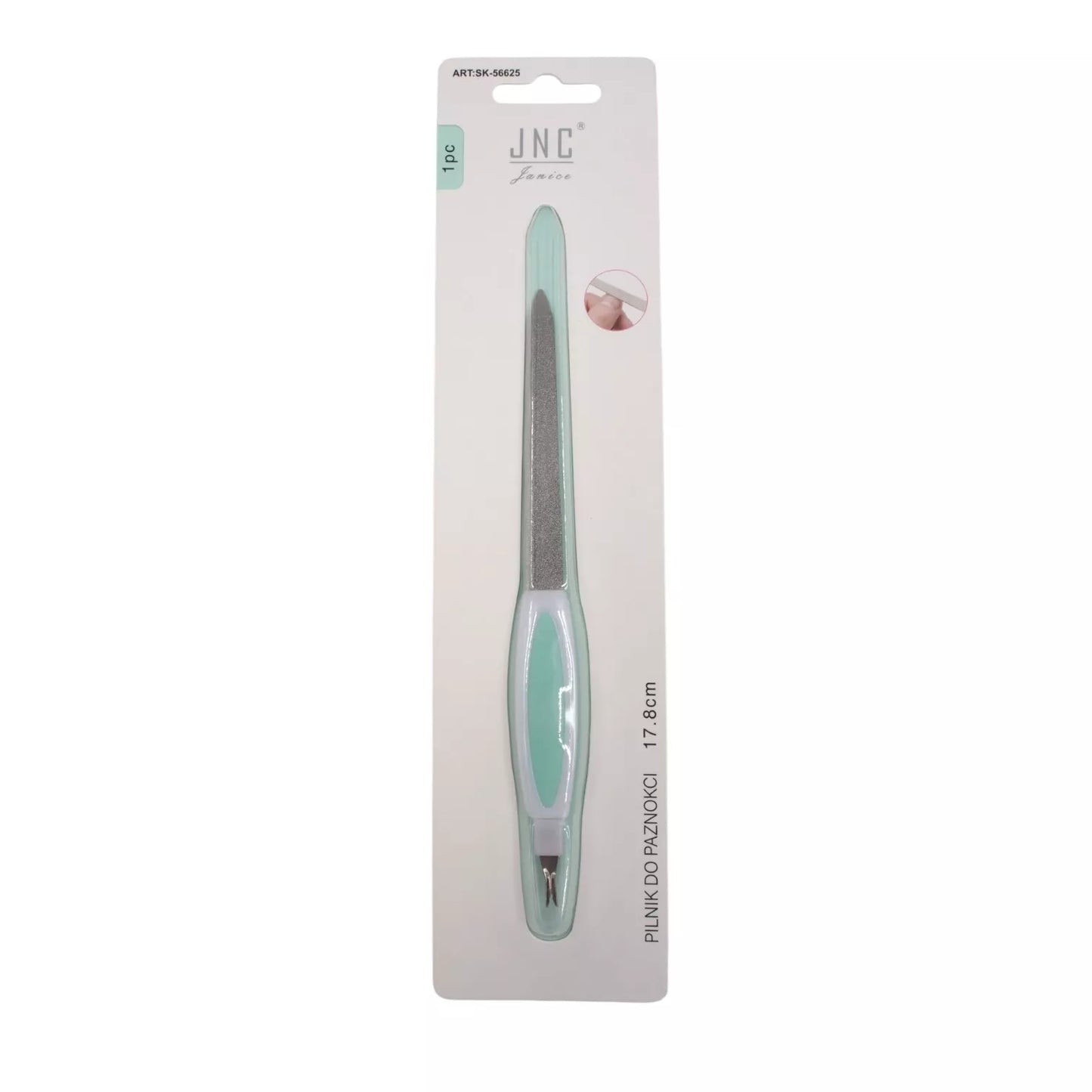 Nagų dildė su odelių stūmikliu „JNC“ – 17,8 cm