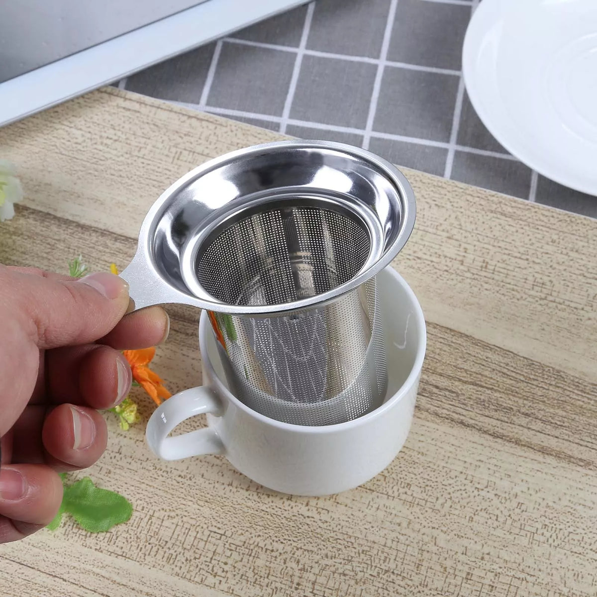 Infuzor pentru ceai din oțel inoxidabil