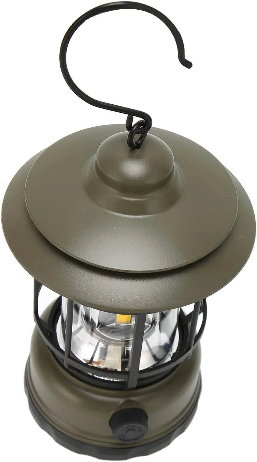 Lampă LED portabilă pentru camping cu cârlig de agățare (reîncărcabilă prin USB)