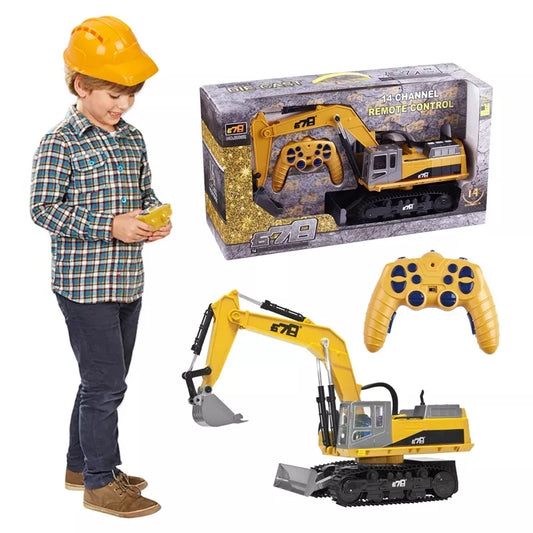 Buldozer cu șenile controlat de la distanță