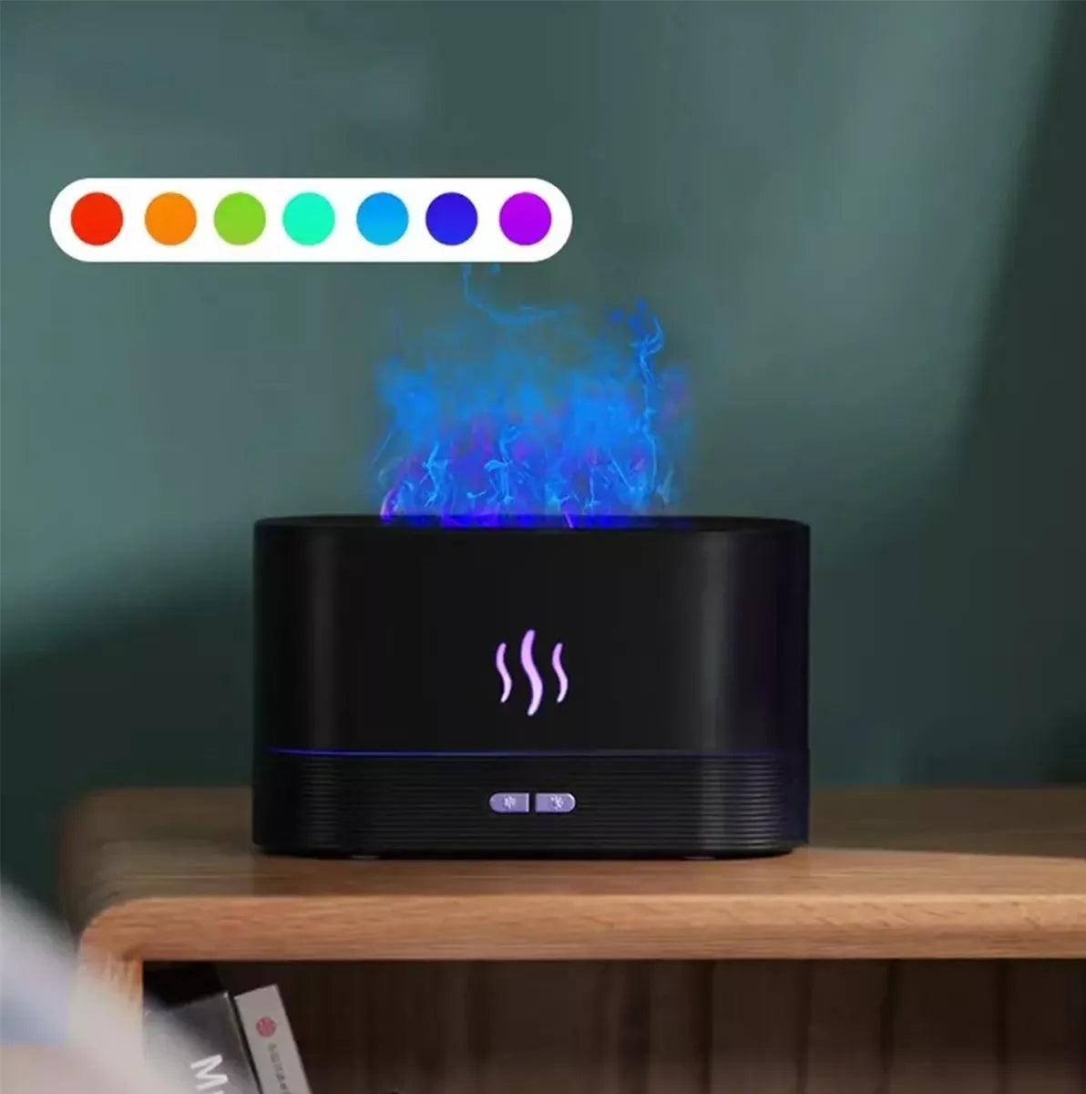 Umidificator de aer cu iluminare colorată