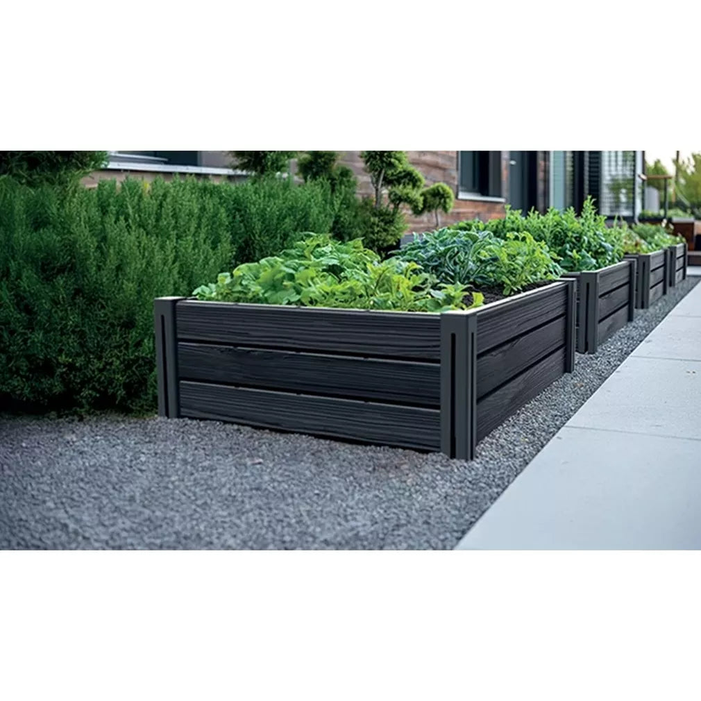 Strat înălțat Base Plant 75,6 × 61,8 × 23 cm, maro (83 l)