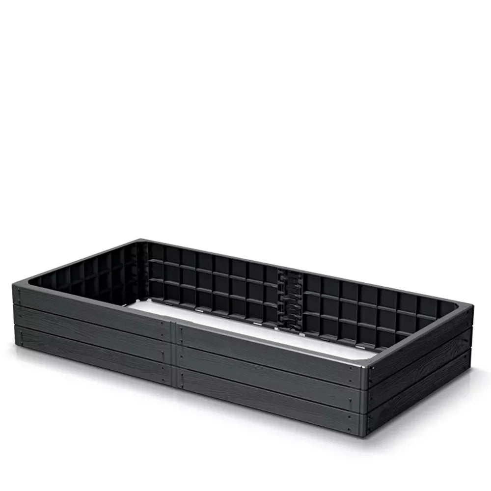 Strat ridicat din plastic, 149,2x75,6x25 cm