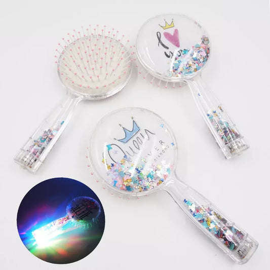 Pieptene din plastic cu LED