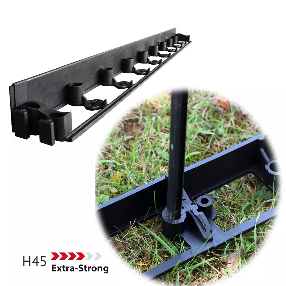 Bordură din plastic 45 x 24 buc.