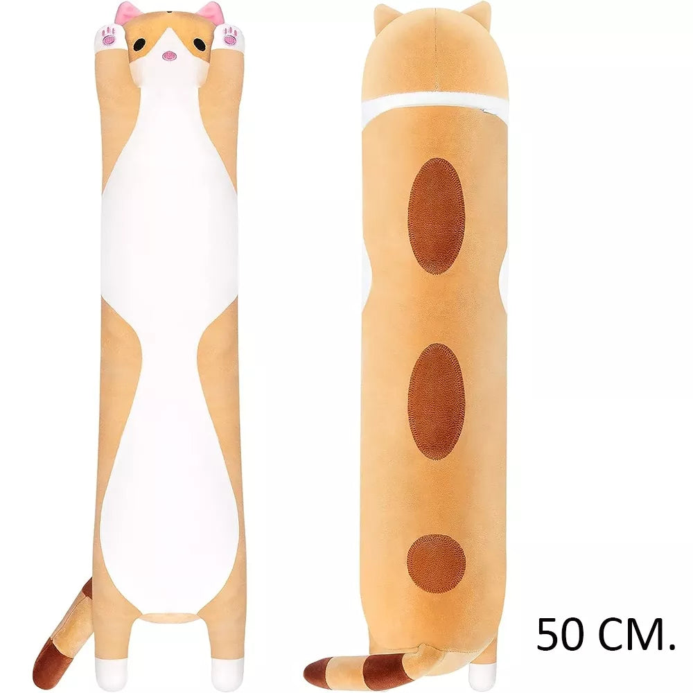 Pisică de pluș - pernă, 50cm