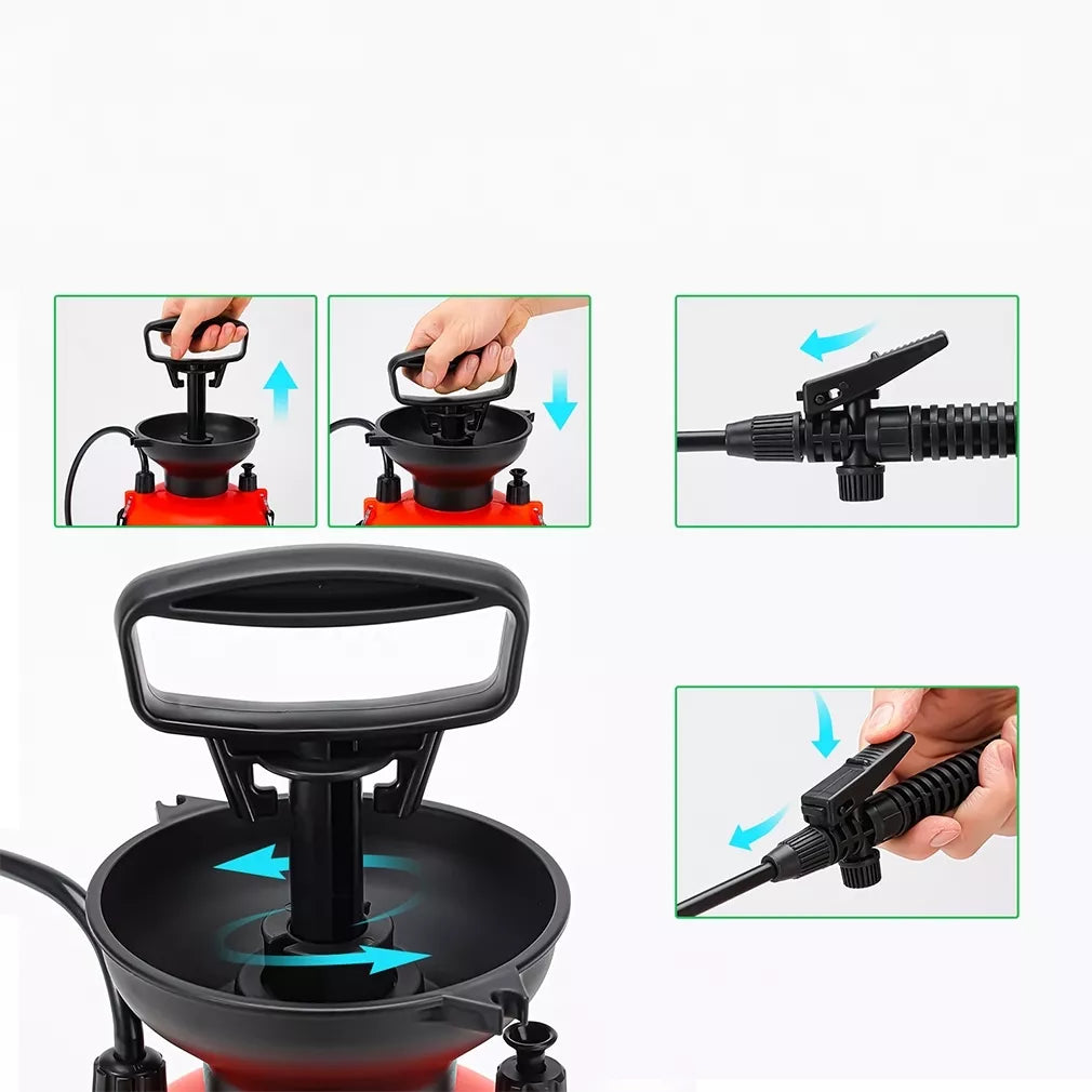 Pulverizator manual de grădină cu presiune, 5 l